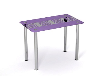 Стол стеклянный violetta