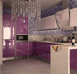 Мебель на заказ кухни крашенные в Киеве