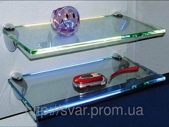 Полки из стекла на стену