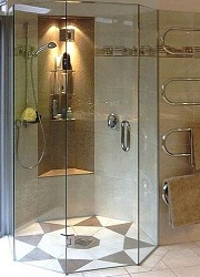 Стеклянная душевая кабинка из ударопрочного стекла