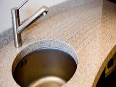 Кухонная столешница из искусственного камня на заказ в Киеве