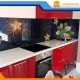 RS0,1 SF0 Акварель Декоративные панели для кухни