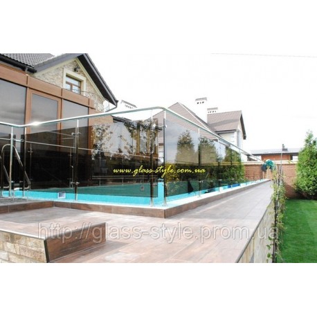 Стеклянные Ограждения Перегородки Двери Панели Киев